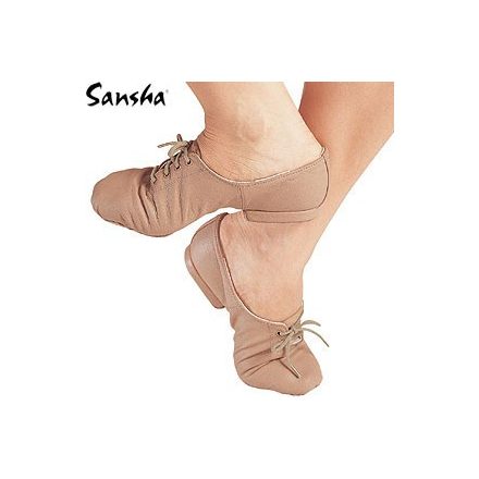 Sansha JS7L 42nd Street pantofi de jazz din piele