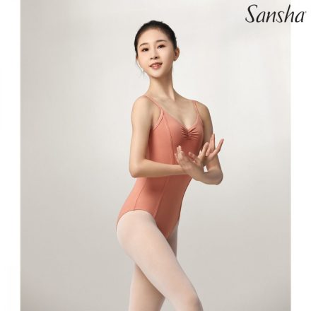 Sansha 50BA1135P-FB Suzanne Tricou de balet cu bretele subțiri