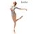 Sansha 50BA1171P-FB Keet Ballettkleid mit floralem Tülleinsatz und 3/4-Ärmeln