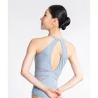 Sansha 50BE2909P/BB – High-Neck Sleeveless Ballet Leotard with Tulle Inserts