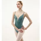 Sansha 50BE3083P/F Thiais spaghetti strap ballet leotard with tulle inserts