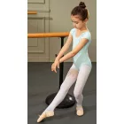 Sansha 51BO1005N-F Junon Tricou de balet cu mânecă scurtă și inserții de tul cu pietre prețioase