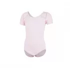 Sansha 51BO1005N-F Junon Tricou de balet cu mânecă scurtă și inserții de tul cu pietre prețioase