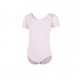   Sansha 51BO1005N-F Junon tüll betétes, rövid ujjú balett dressz strasszal