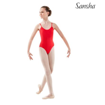 Sansha Angela Tricou de balet cu bretele subțiri