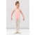 Bloch Tricou de balet fără mâneci pentru copii cu flori imprimate, roz 6x-7