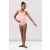 Bloch girls leotard with spaghetti strap, printed flowers, pink 6-7
