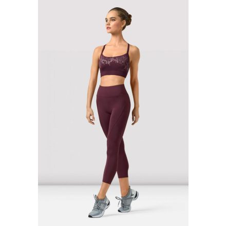 Bloch fitness crop top with pattern