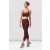 Bloch fitness crop top with pattern