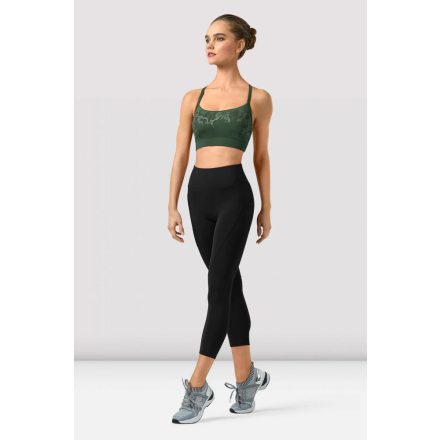Bloch fitness crop top with pattern