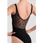 Bloch L50013 Costum de balet fără mâneci, cu croială inspirată de corset și broderie