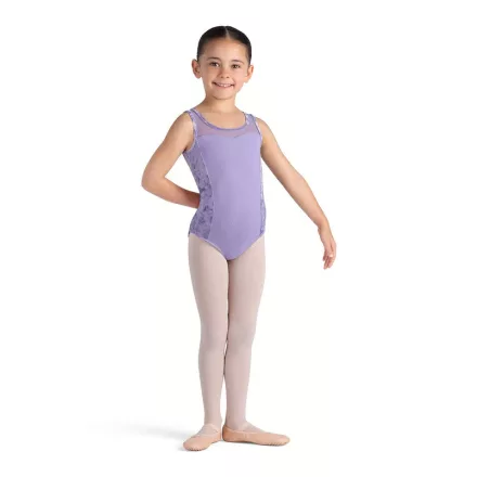  Bloch ujjatlan gyerek dressz, bársonnyal, strasszal, tüll betéttel CL5645