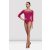 Bloch Scoop Neck 3/4 sleeve Leo Magenta  L5236