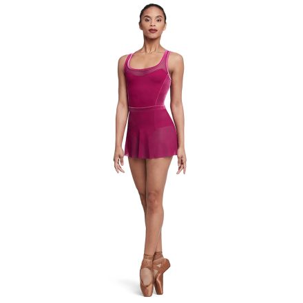 Bloch Avery Mesh Pull-On Skirt, Damen-Rock R5201