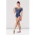 Bloch L20006 short sleeve printed leotard