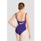 Bloch M50004 sleeveless leotard with cross-back and dot print