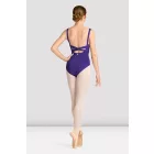 Bloch M50004 sleeveless leotard with cross-back and dot print