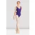 Bloch M50004 sleeveless leotard with cross-back and dot print