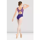 Bloch M50005 csónak nyakú dressz, tüll háttal és pötty mintával