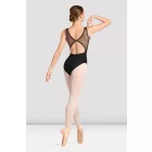 Bloch M50005 csónak nyakú dressz, tüll háttal és pötty mintával