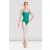 Bloch M70005 spaghetti strap leotard with tulle insert and dot print