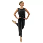  AC Andrea Unisex Overall, Baumwolle, Schwarz