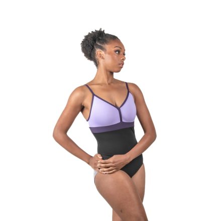 Ballet Rosa Akia Leotard cu bretele subțiri, Microfibră