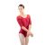 Ballet Rosa Aly gemustertes Samt-trikot mit halblangen Ärmeln
