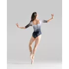 Ballet Rosa Ayala-Blossom long-sleeved, gradient leotard