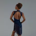 Ballet Rosa Berenice – body cu guler înalt și inserții din dantelă