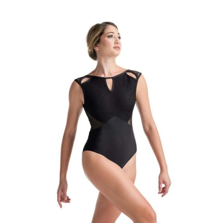 Rochie Ballet Rosa Delia cu inserții din dantelă/tulle