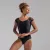 Ballet Rosa Josephine – body fără mâneci cu inserții din dantelă