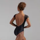 Ballet Rosa Josephine – body fără mâneci cu inserții din dantelă