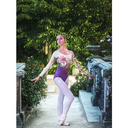 Ballet Rosa Laureline Tricou de balet cu mâneci lungi