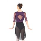 Ballet Rosa Millie Fustă de din tul elastic cu spate alungit