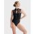 Ballet Rosa Mirielle turtleneck dress with lace inserts, microfiber