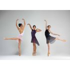 Ballet Rosa Millie Fustă de din tul elastic cu spate alungit