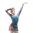 Ballet Rosa Serene Tricou de balet cu mâneci lungi