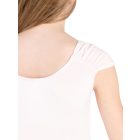 Rochia de copii Capezio Elisabeth cu mâneci scurte și inserție de catifea 12210C