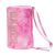 Capezio kids' barrel-shaped bag with furry decoration, Pink