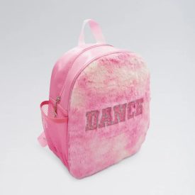 Rucsac Capezio din blană sintetică, roz B287