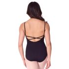 Costum de bază Capezio cu bretele subțiri și cupe buretate integrate, EL100W