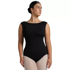Capezio Boat Neck Leotard with Deep Back Cut, EL105W