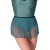 Capezio Endear fustă de repertoriu cu bandă decorativă, din tul elastic