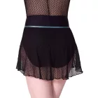 Capezio Endear fustă de repertoriu cu bandă decorativă, din tul elastic