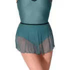 Capezio Endear fustă de repertoriu cu bandă decorativă, din tul elastic