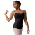 Capezio Elsa Leotard cu bretele subțiri, inserții din tulle și detalii decorative