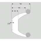 Dinamica Ballet ARABESQUE-DOUBLE Wandhalterung