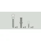 Dinamica Ballet “ARABESQUE SINGLE” Consola de perete