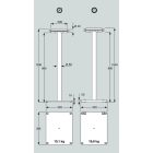 Dinamica Ballet "AVANT" Bară de balet portabilă cu roți